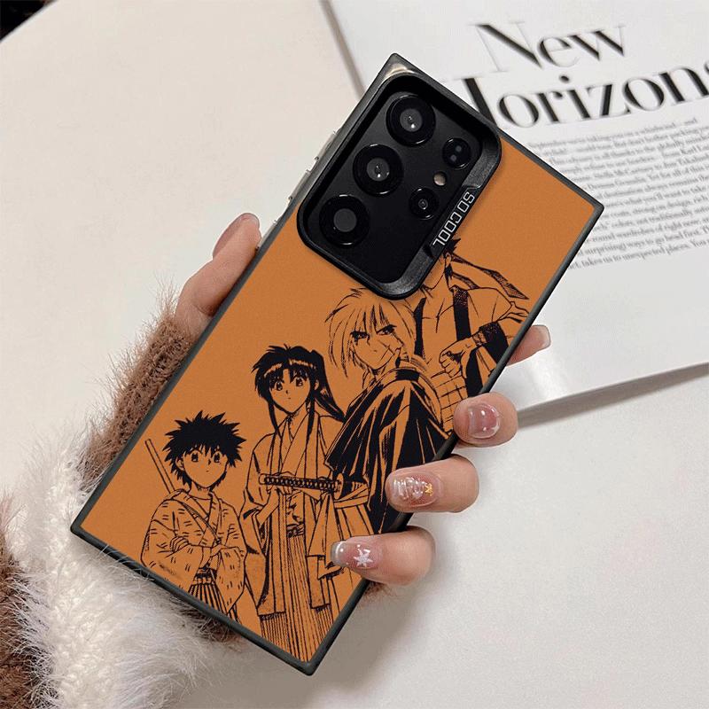 Rurouni Kenshin Anime Soft Phone Case for Samsung Galaxy S24 S25 FE S26 Edge S23 Ultra S22 Plus S21 + Shockproof Cover Back Shel
