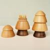 Nordic Style Solid Wood Small Tree Toothpick Holder Creative Personality Toothpick Box Wooden Household Toothpick Jar