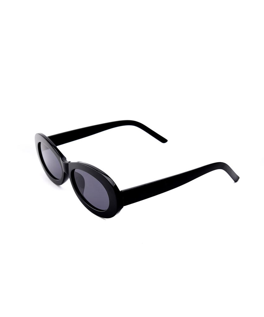 Lukadiseu Ls20 Lazio Retro Oval Sunglasses Vantablack