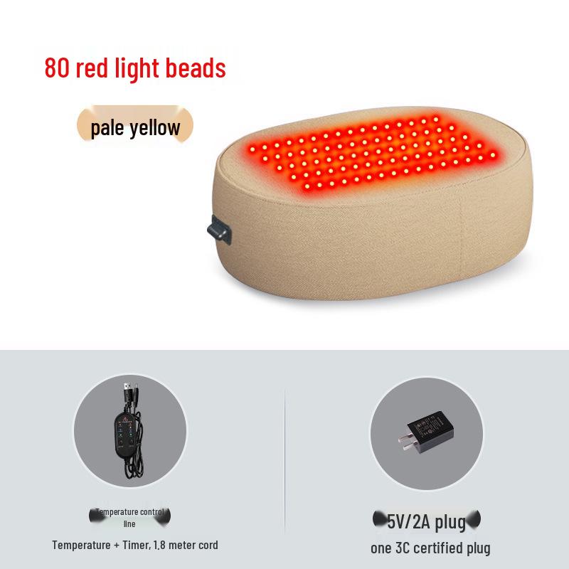 

Red Light Heated Foot Mat & Seat Cushion: Cozy Foot Rest for Office & Home 36 x 27 x 12 cm