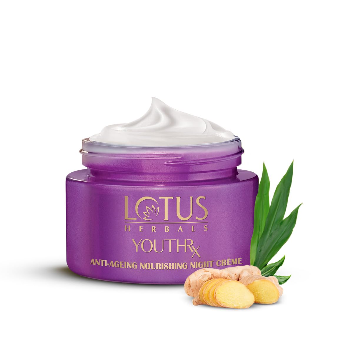 Lotus Herbals YouthRx Питательный ночной крем против старения | Восстановление морщин и мелких линий | Укрепляющий и увлажняющий ночной крем | С джином