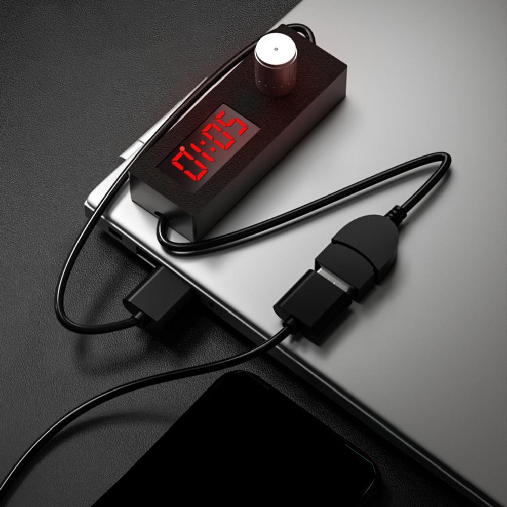Power Off Timer with USB Interface Adjustable Countdown Settings and User Friendly Design for Convenient Everyday Use China Mainland