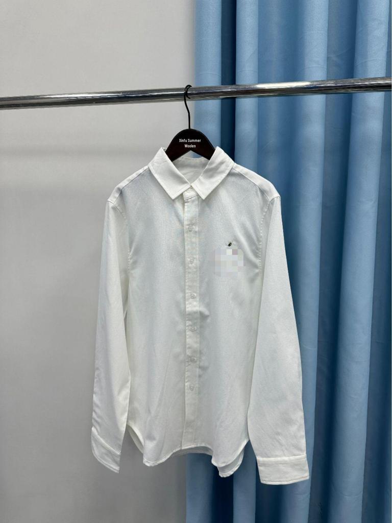 Premium Cotton Oxford Cloth Shirt with Horse Embroidery - Unisex Business Casual