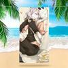 Sci-fi Mystery Anime UN-GO Towel Microfiber soft Beach Towel for Travel Fitness Sauna Bathing Camping