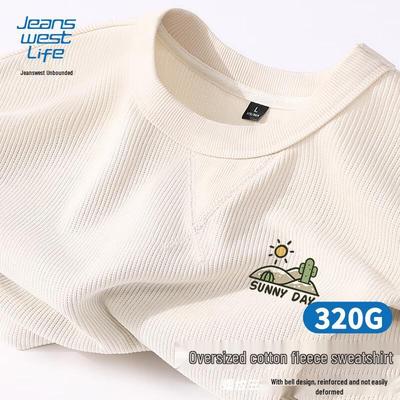 Jeanswest Life Men's Casual Fleece Round Neck Sweatshirt