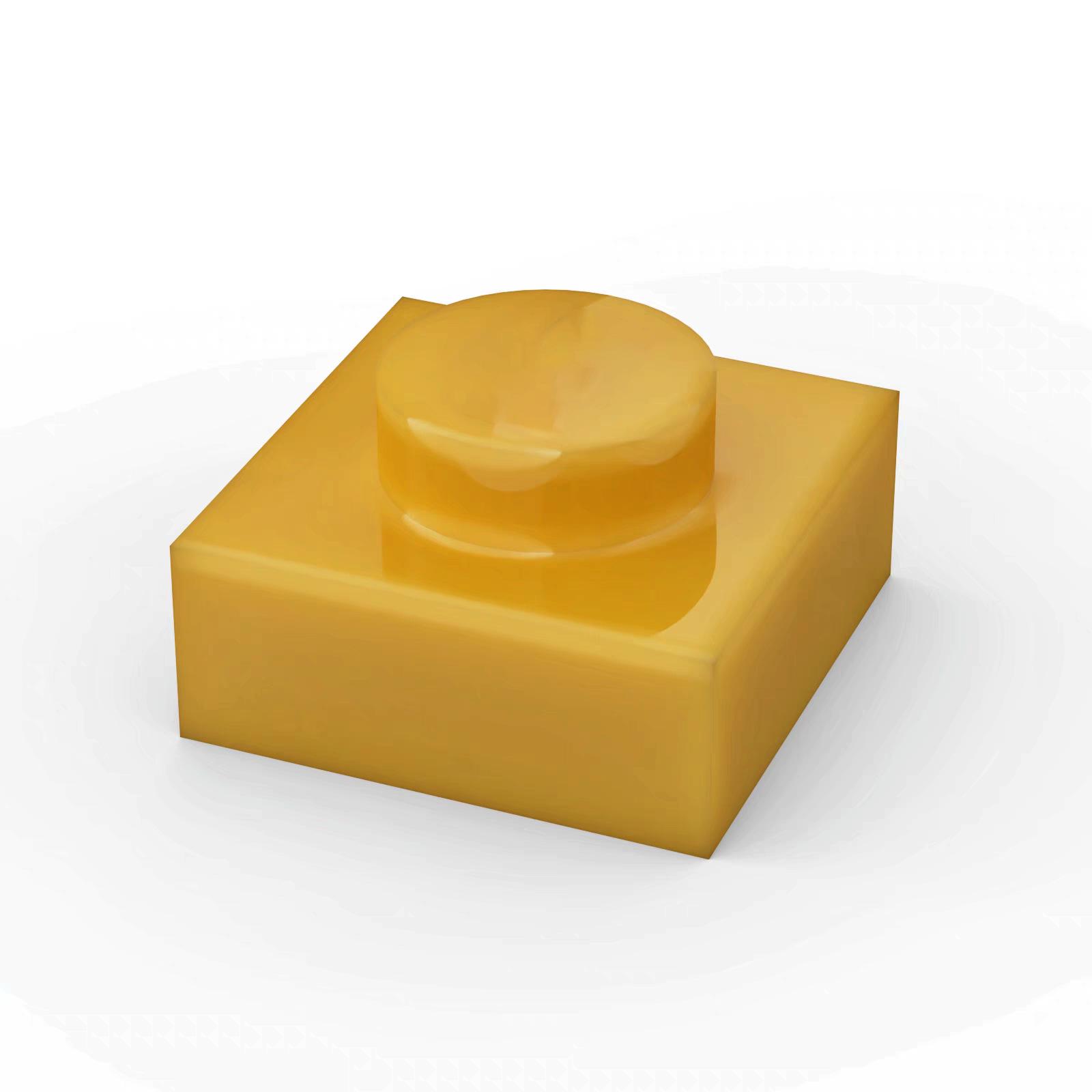 50g Mini Pixel Dwarf Building Blocks Compatible with 3024, 1-Hole Design