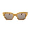 Fendi Logo Acetate Irregular Frame Sunglasses Women sunglasses Yellow FE40119I39E