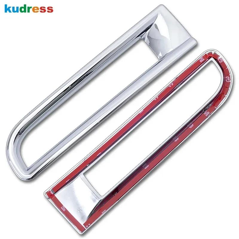 Rear Bumper Fog Light Lamp Cover Trim For Mitsubishi Lancer 2008-2016 2017 Chrome Car Tail Foglight Bezel Trims Accessories