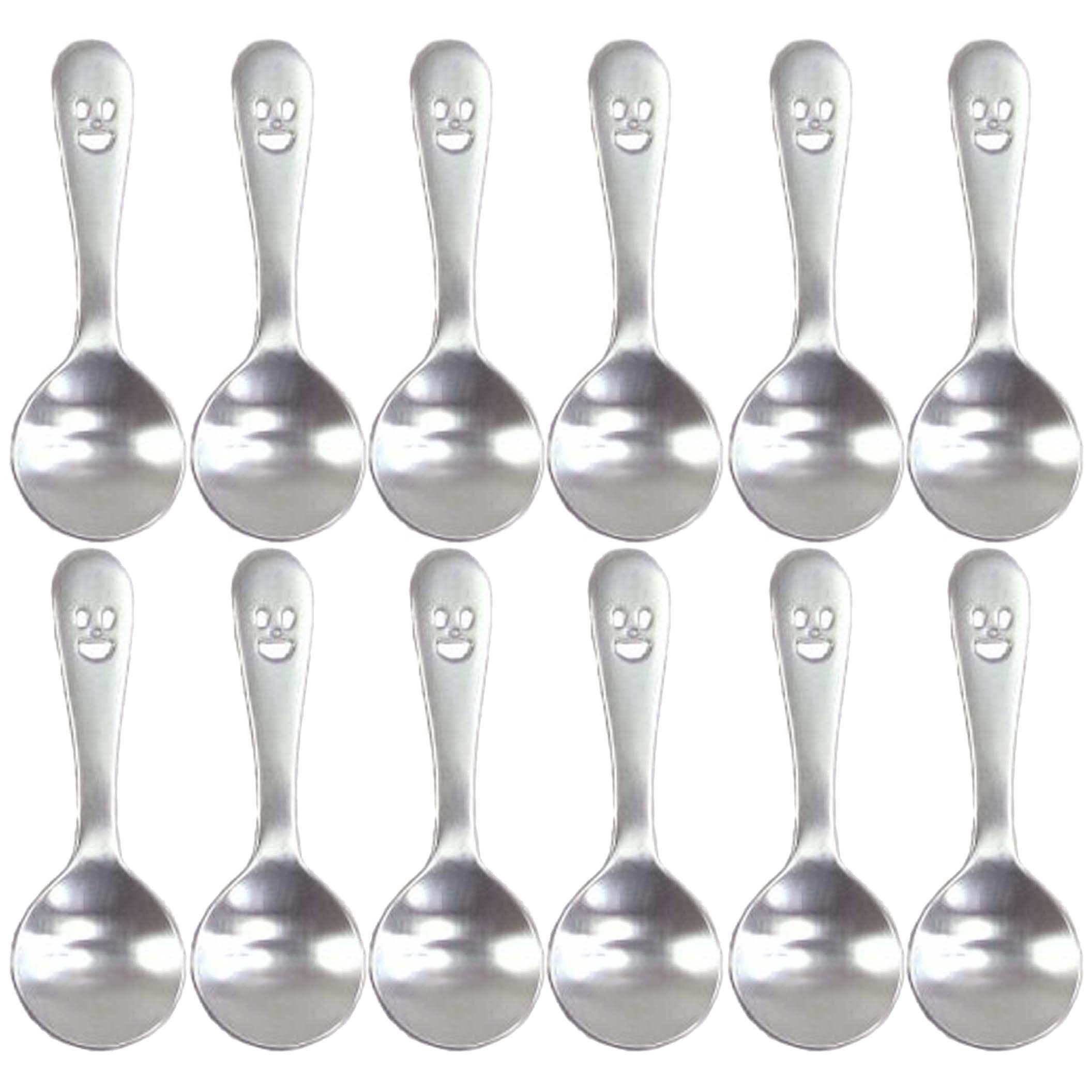 Nagao Nico Petit Caddy Set of Stainless Made in Japan Spoons, 12, 18-8 Steel,