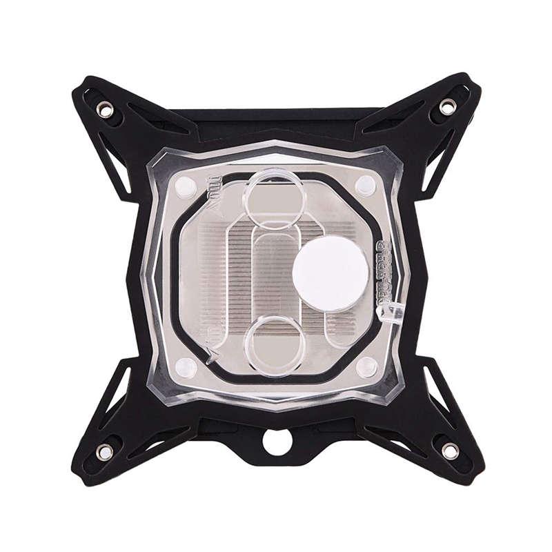 Computer Copper Board CPU Water Cooling Water Block for INTEL System Black