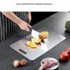 Stainless Steel Panel And Chopping Board Kitchen Household Thickened Double Sided Cutting Board Block Kneading Dough Board