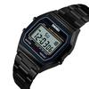 Skmei Unisex Digitale Armbandhorloges Luxe Roestvrij Staal Band LED Waterdicht Chronograaf Mode Wekker Mannen