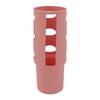 Ochranný návlek na kelímek Protiskluzový Celý obalený Odnímatelný Silikonový návlek na kelímek na vodu pro 30oz kelímky Růžový