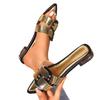 Fashion Fashion Women's Shoes Spring New Style Pointed Flat Shoes Anti Slip Versatile Women's Sandals Soft Sole Open Toe Women Slippers