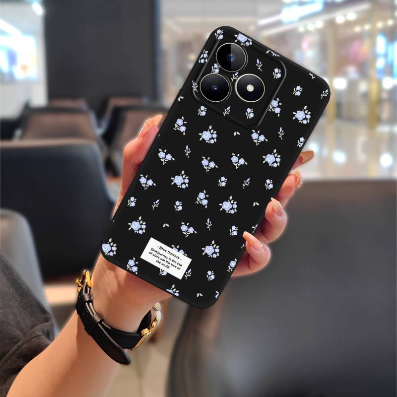 

Масляний живопис М який чохол Чохол для телефону Для Realme C53/Narzo N53/Note50/C51/C51S ТПУ Силіконовий Захисний Повний обхват Міцний Realme C53/Narzo N53/Note