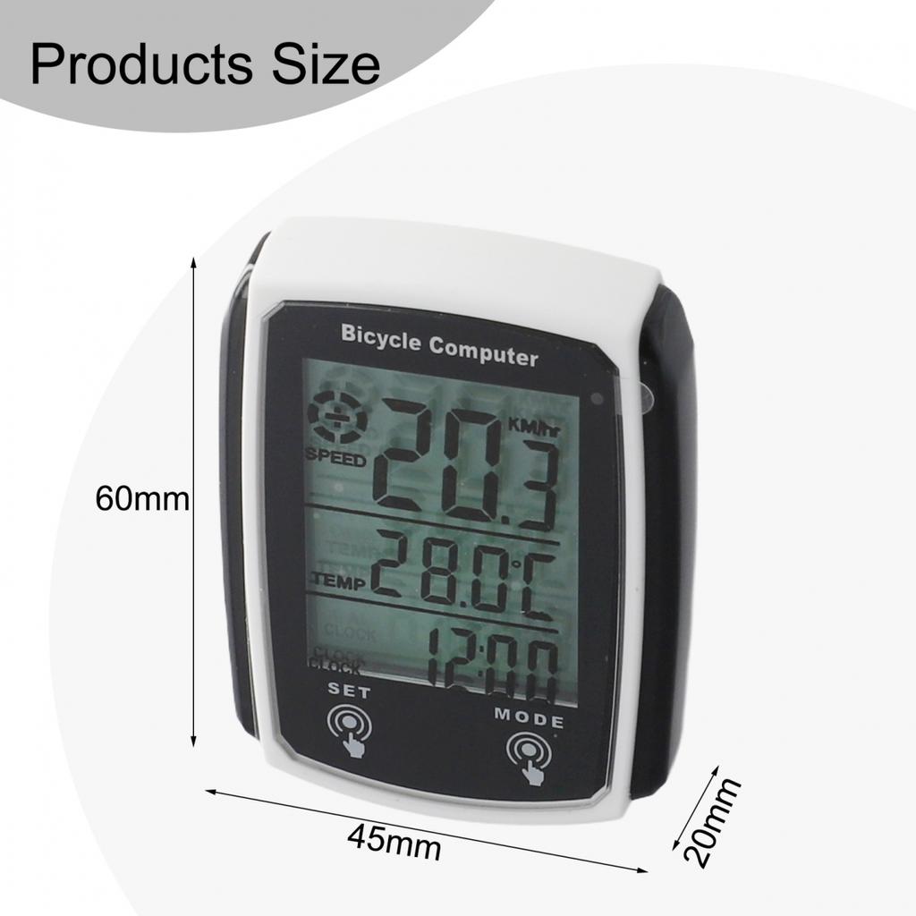 2022 New Bicycle Computer Set Tool Waterproof Wired Speedometer