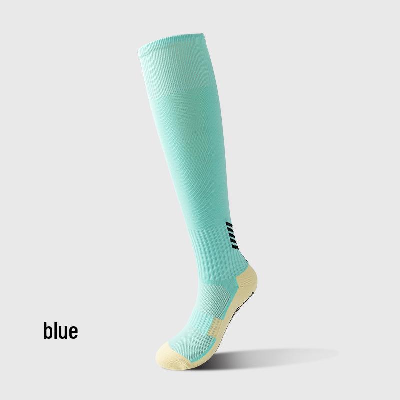Men's Non-slip Towel Bottom Long Football Socks - Thickened, Breathable Sports Socks for Professional Adult Training