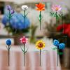 Non-Toxic 8-In-1 Bouquet Building Blocks Toys Model Romantic Flower Bouquet Bricks Toy Set Desktop Ornament Valentine'S Day Christmas Gift