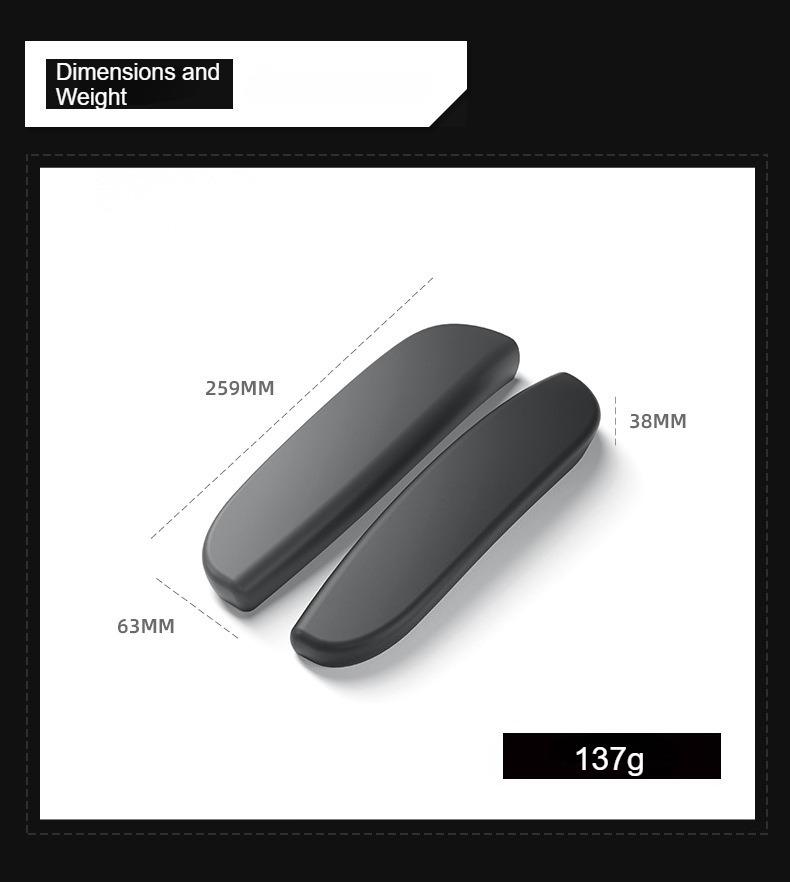 For Tesla Model YL 2025 2026 Second Row Armrest Protective Cover Car Handrail Sleeve Trim Mouldings Interior Auto Accessories