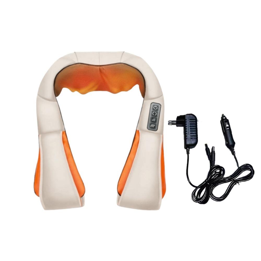 

Infrared Heated Electric Neck Rest Massager 3D Kneading Kneading Massager Home Use 4 keys EU