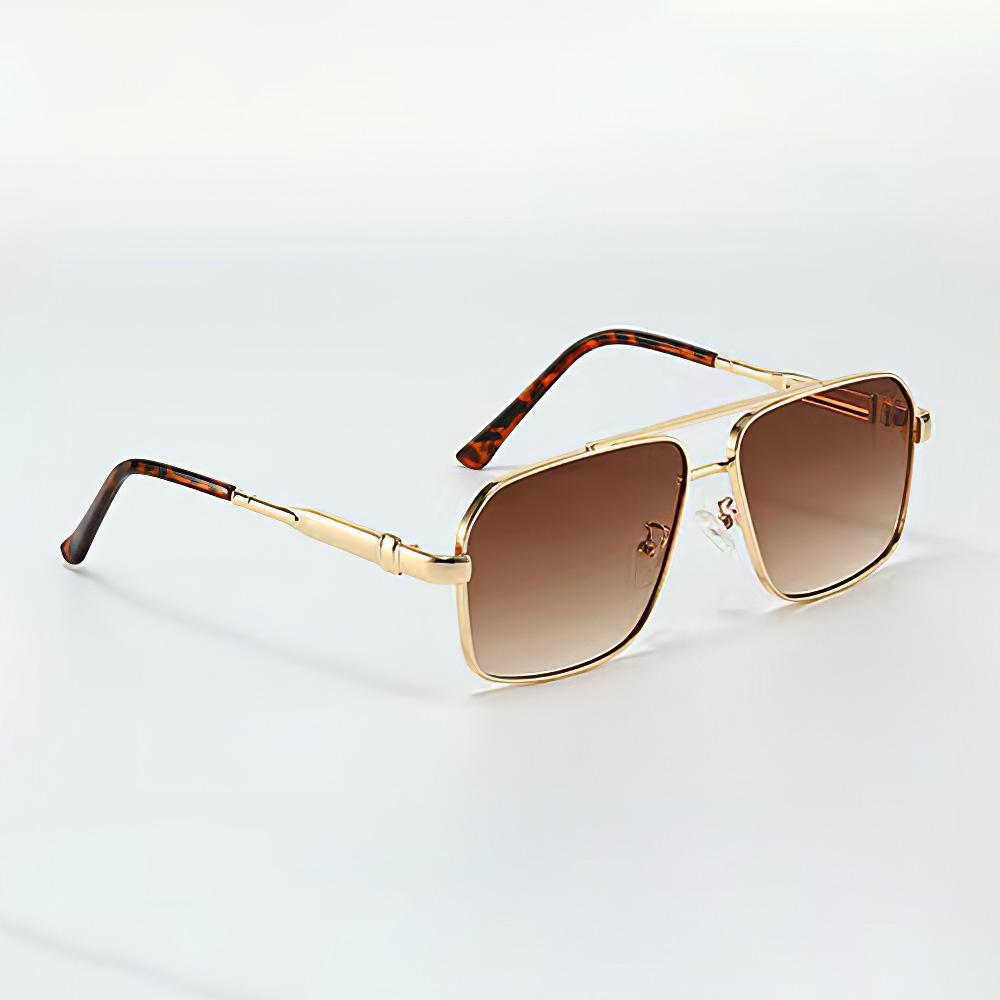 

New in Oversized Square Sun Glasses for Women Fashion Sun Glasses with Metal Hinges PC Lenses Metal Frames Glasses Women