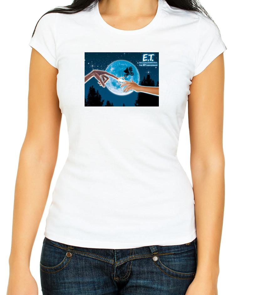 

E.T the extra terrestria 3/4 Short Sleeve T Shirt Woman G092 3XL