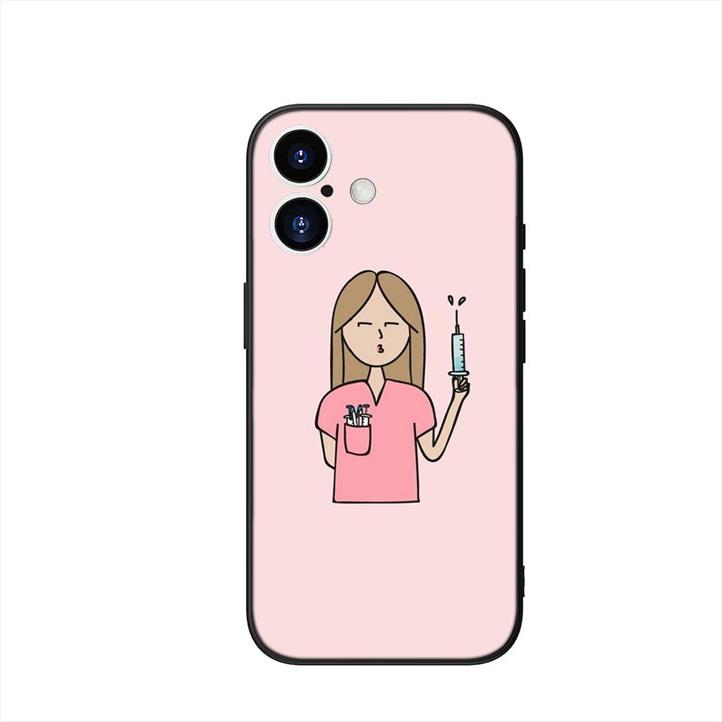 Nurse Doctor Stethoscope Happy Tooth Dentist Phone Case for OPPO A18 A16 A17 A38 A54 A40 A60 A80 A78 A79 A57 A55 A96 A15 A53