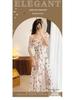 Retro Floral Off-the-Shoulder Spaghetti Strap Summer Dress