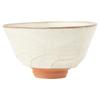Marui Seito Shigaraki Ware Hechimon Rice Bowl, Diameter 13cm, White Glaze, White, MR-3-4551