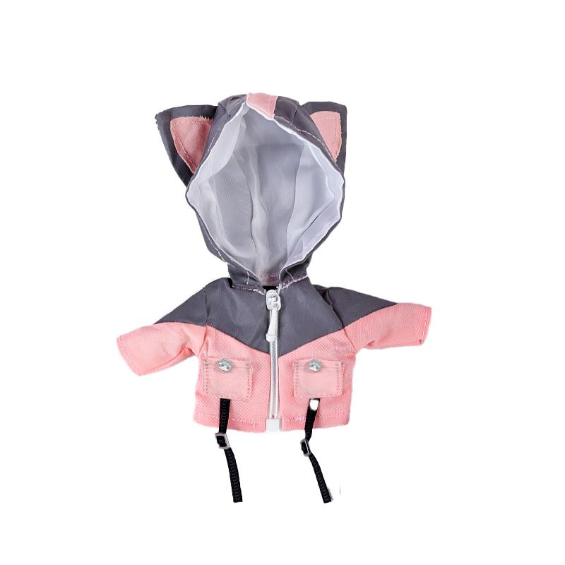 Poppen Accessoires Casual Kleding Pop Reflecterend Jack Sportkleding Decoratie Ob11 Kleding Cool Handgemaakte Pop Jas Obitsu11