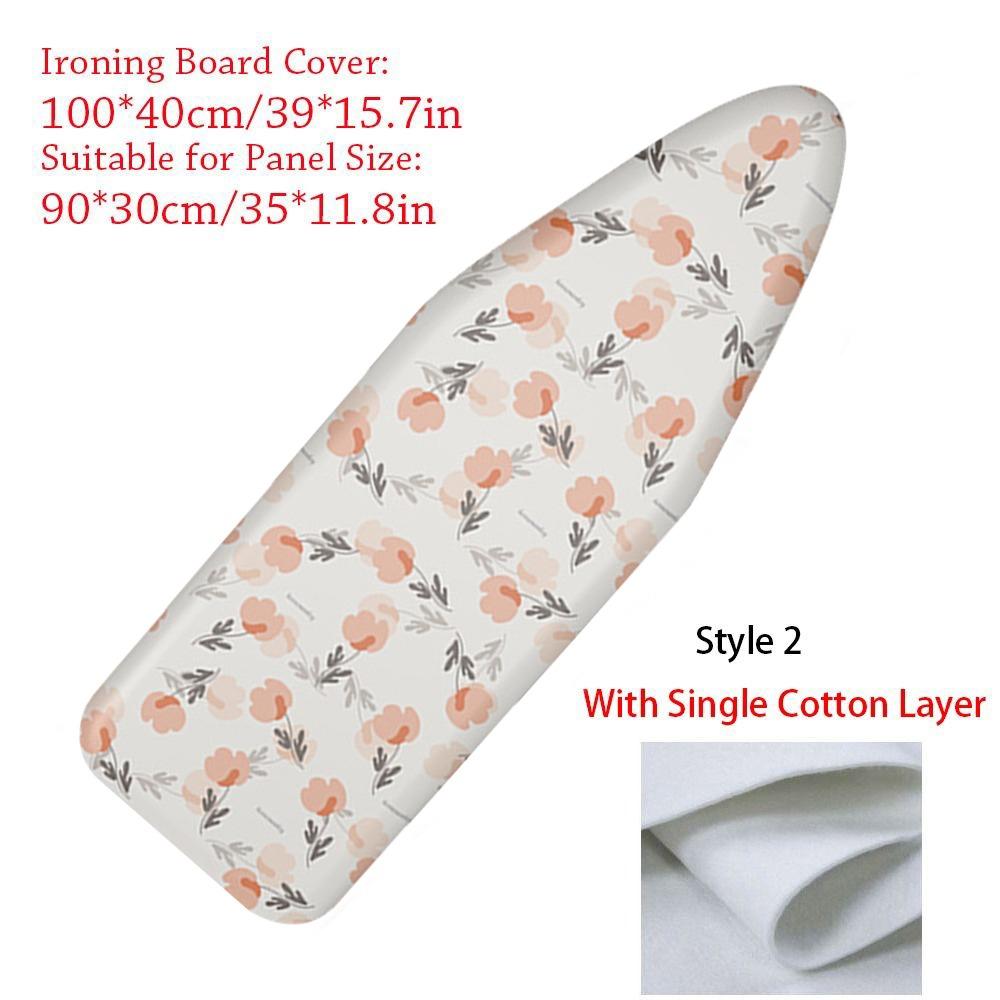 Funda universal para tabla de planchar, almohadilla gruesa estampada, acolchada, de alta calidad