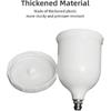 600ml Plastic Paint Cup Pot, Tightly Sealed HVLP Spray Gun Pot, Durable Spray Paint Gun Cup Replacement Fit for GTI GTIPro TT GFG TTS