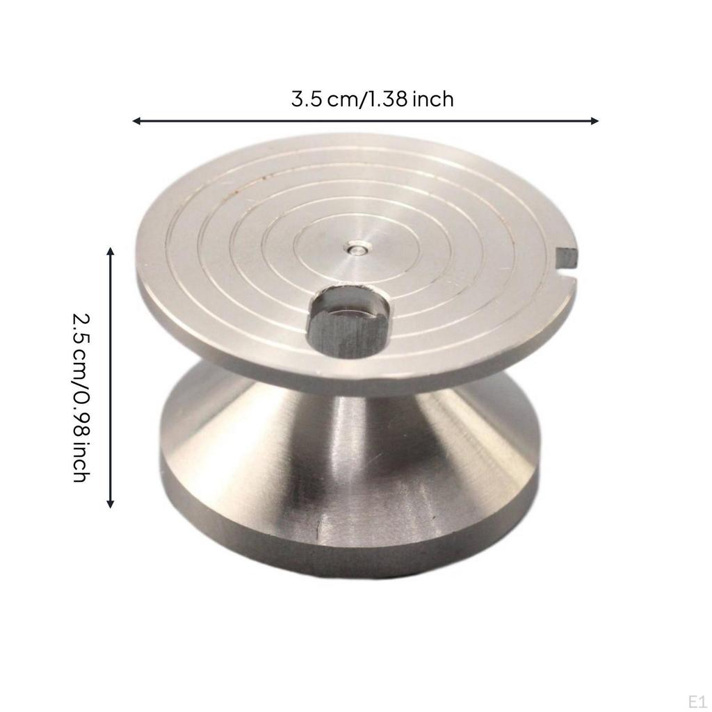 Watch Repair Converter Stainless Steel Timepiece Hand Setting Tool with Conical Base for