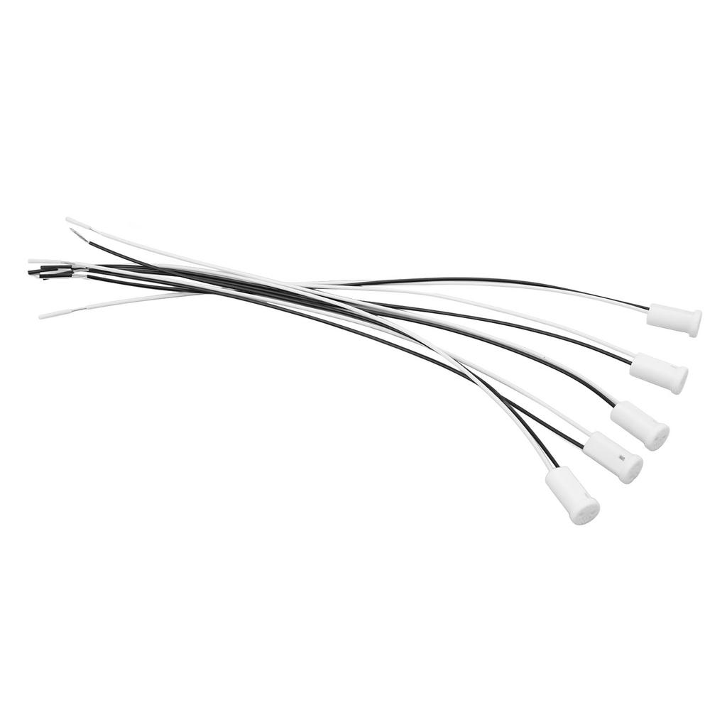 5pcs Halogen Bulb Holder High Temperature Resistant G4 LED Bulb Socket Ceramic Lamp Base