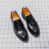 Fashion Fashion Versatiletassel Loafers Luxurious Rubber Thick Soled Comfort Business Commuting Leather Shoes Men's Casual Driving Shoes