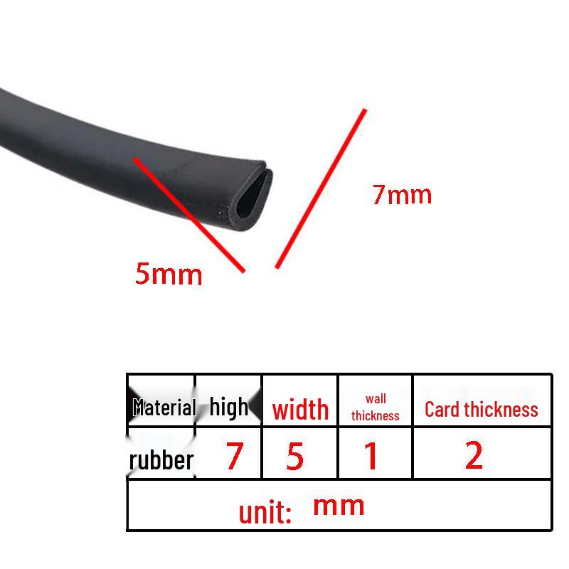 U-Shaped Rubber Anti-Collision & Edge Sealing Strip