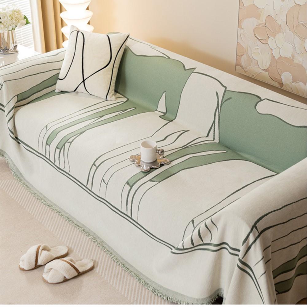 Chenille Sofa Cover Soft Sofa Protector Quality Cat Scratch-proof Couch Cover Mat Slipcover for Recliner Futon Blanket Bedspread