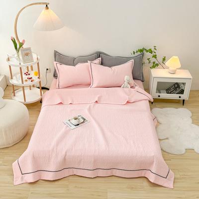 Decke aus Luftpolstergarn für das Bett, Einzel-/Queensize-Tagesdecken für den Sommer, einfarbige Spitzensteppdecke/Bettdecke für das Sofa(Kissenbezug muss bestellt werden)