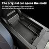 For 2025 2026 BMW X3 G45 Accessories Flannel ABS Storage Box Behind the Screen Car Armrest Box Storage Box