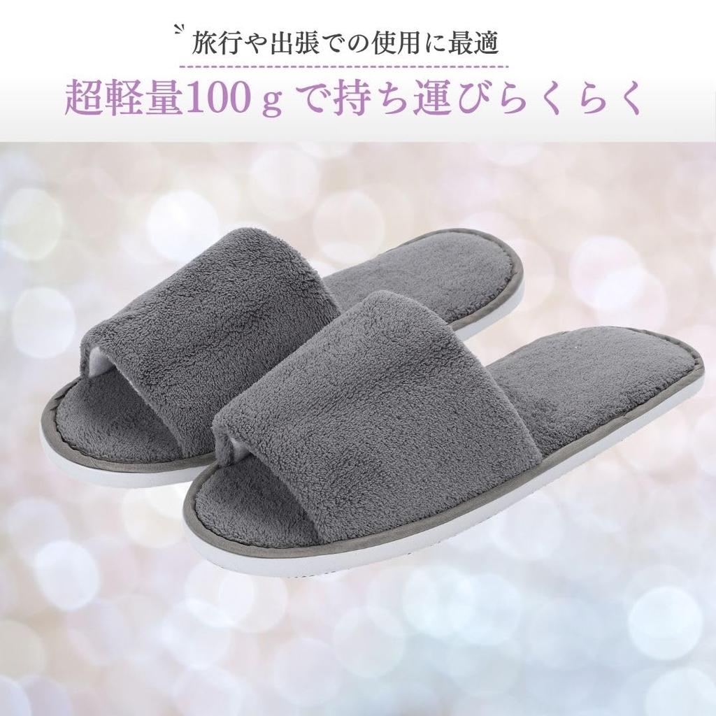 Nomadra Disposable Premium Individually Unisex for and Salons Slippers, 10-Pair Set, Fluffy, Thick-Soled Cushioned, Non-Slip, Wrapped, Antibacterial,