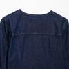 2025 Spring/Summer Women's Round Neck Denim Jacket & High-Waist Casual Shorts Set