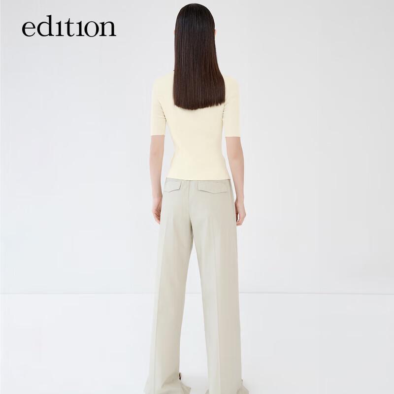 Women's Color-Block Short-Sleeve Knit Top