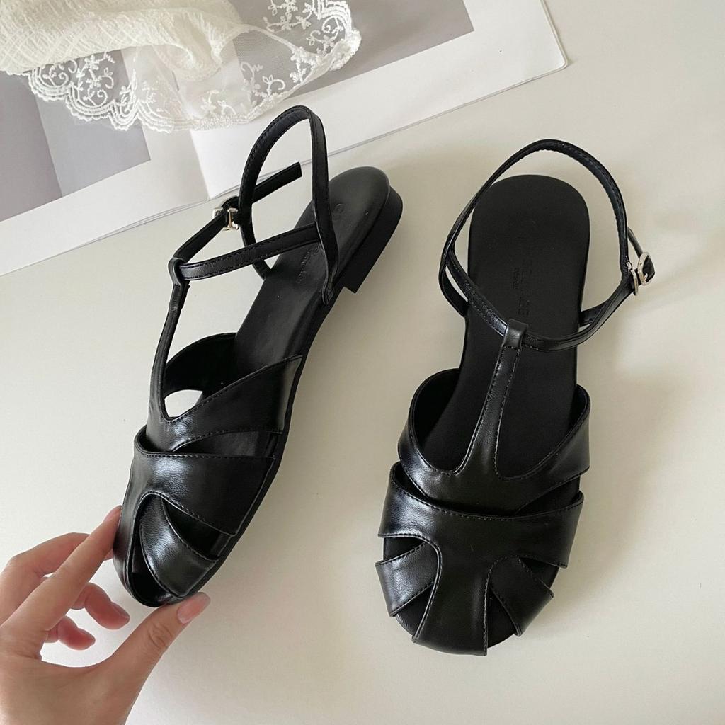 Fashion 2025 Sandals Ladies Shoes Summer Women's Heels Soft New Girls Comfort Retro Scandals Slides Comfort Shoes for Women 2025 Sandals