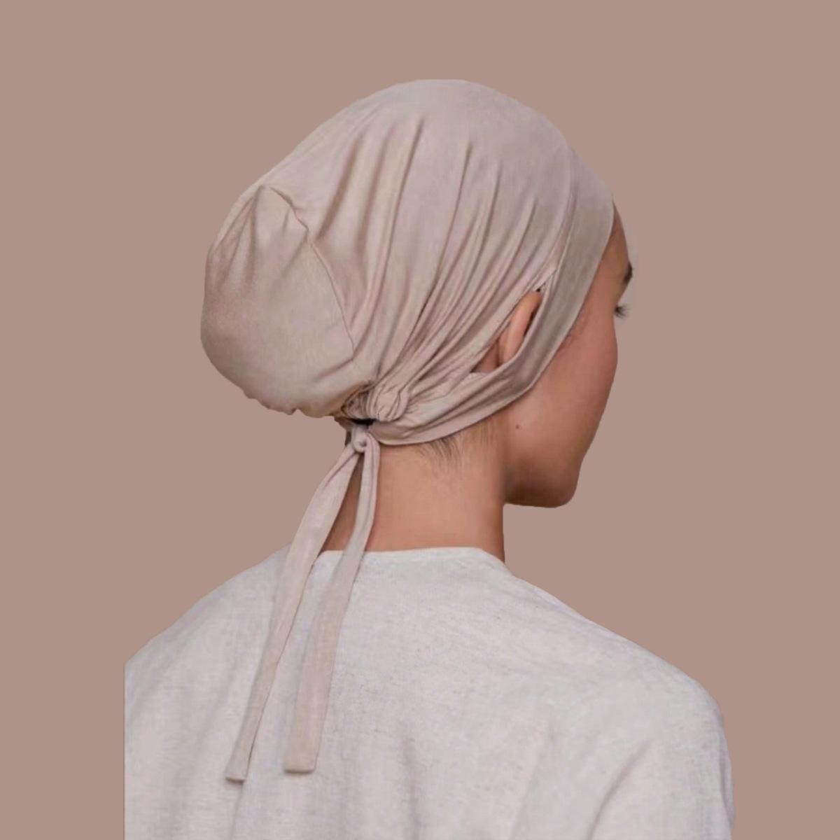 

Soft Modal Underscarf Muslim Turban Hat Inner Hijab Caps Islamic Bonnet India Hats Beanies Headwrap Ninja Cap Turbante Mujer New верблюд