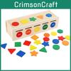 Sorting Wooden Educational Box For Children Shapes Colors Cognitive Skills Play