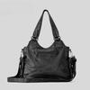 Vintage Punk Shoulder Bags Pu Leather Shoulder Crossbody Bags Large Capacity Luxury Tote Bags Travel Commuter Bag