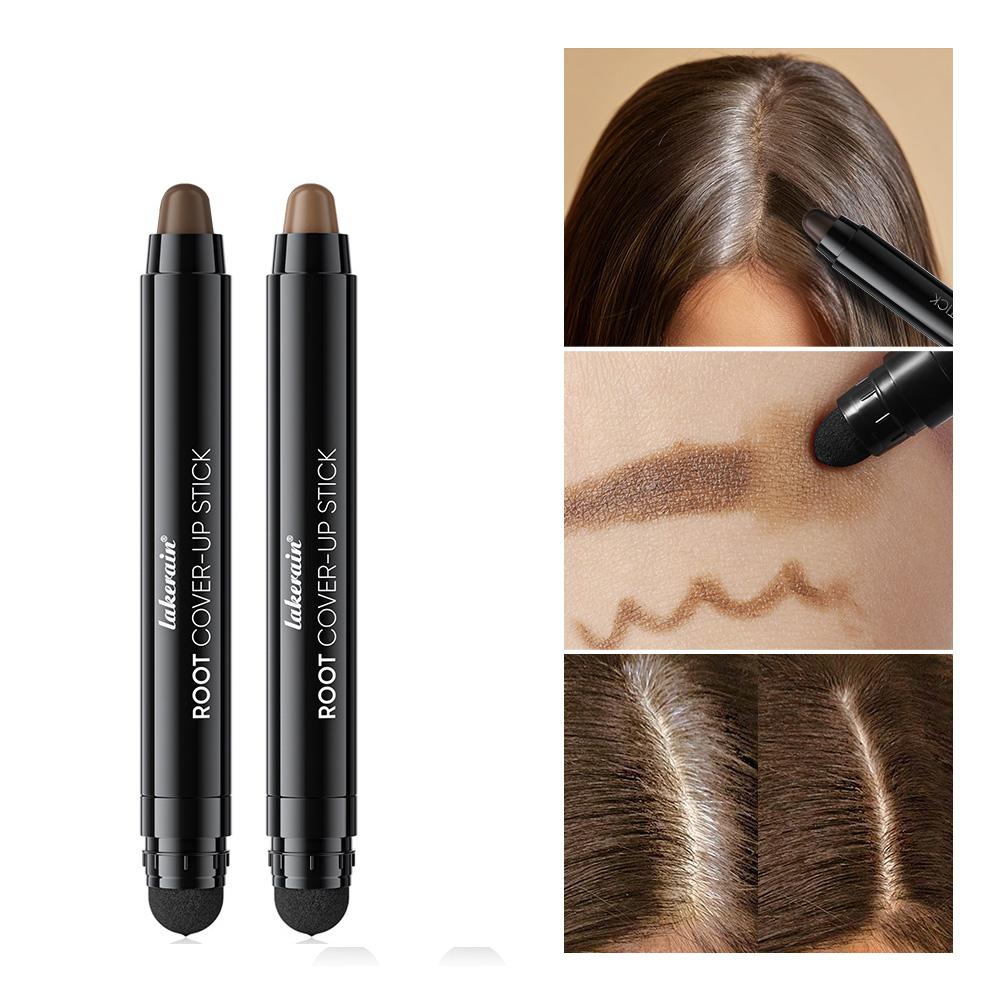 Hair Line Stick Pen Waterproof Hair Dye Pen Brush Instantly Cover Grey White Hair Natural Hair Filling Hairline Shadow Makeup
