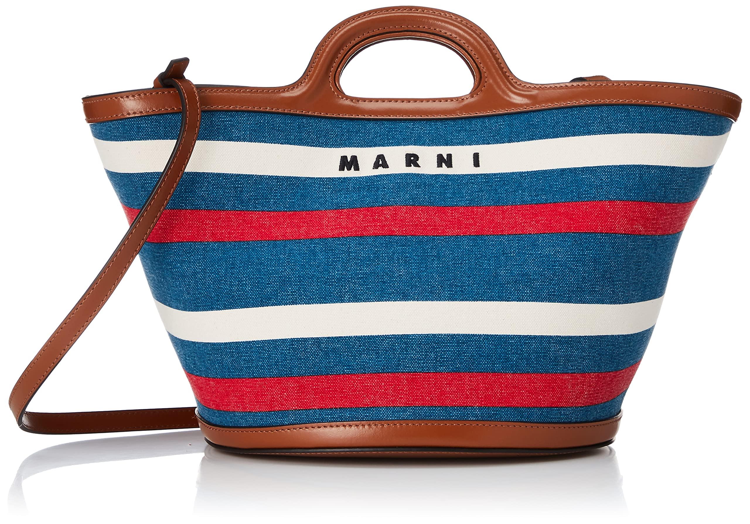 

Tote Bag BMMP0097Q0P4814 TROPICALIA [Marni] Women s COBALT/LACQUER/POMPEII [Used]