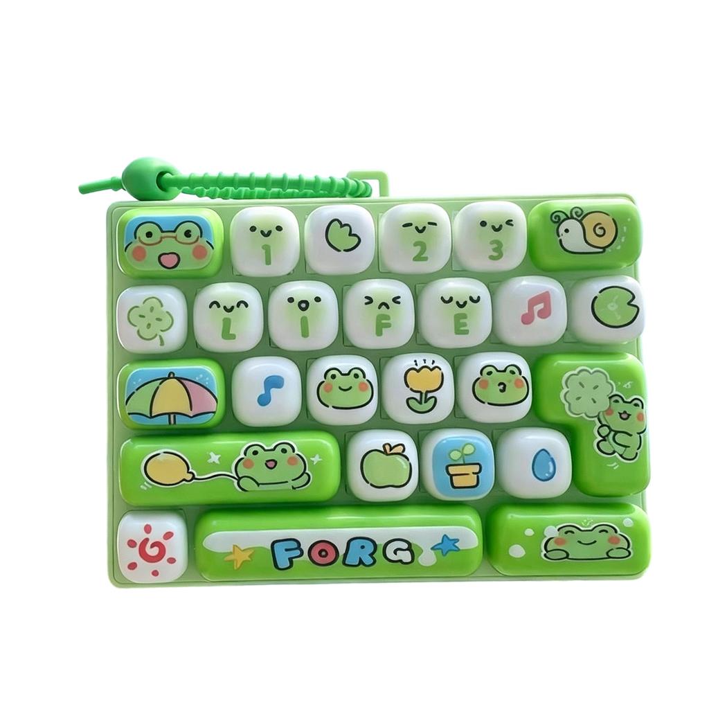 Spielzeug-Keyboard 26 Tasten Stressspielzeug für Kinder Schüler Taschenanhänger Zubehör