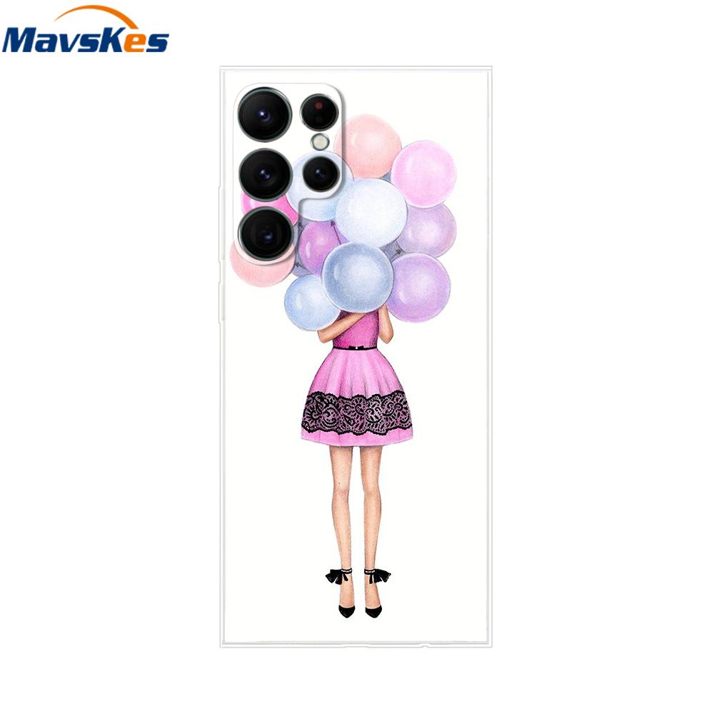 For Samsung Galaxy S22 Ultra Case Silicone Soft Clear Bumper Back Cover For Samsung S22 Ultra Cases For Samsung S22 Ultra Fundas